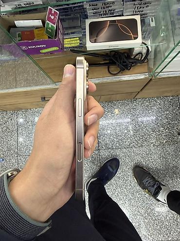 trx ram: IPhone 16 Pro, Б/у, 128 ГБ, Desert Titanium, Зарядное устройство, Кабель, Коробка, 100 % — 7