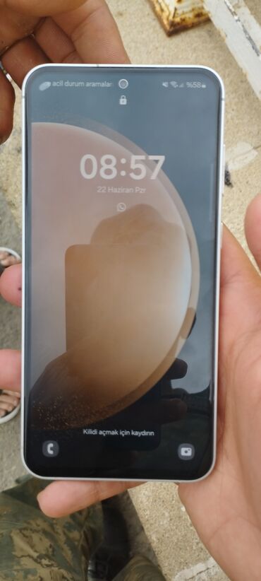 işlenmiş televizor: Samsung Galaxy S23 FE, 256 GB, rəng - Ağ