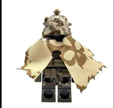 oyuncaq silahlar satisi: Taktiki hərbi minifiqur dəsti – LEGO uyğun - Kamuflyaj naxışlı — 3