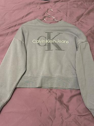 Kişi geyimləri: Svitşot, Calvin Klein, XS, rəng - Boz — 1