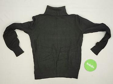 czarny sweter hm: H&M Basic, Golf damski, rozmiar S — 3