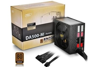 системы охлаждения 130 мм: Азыктандыруу блогу, Жаңы, DeepCool, 500 Вт, Bronze, 500 Вт