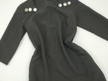 czarna sukienki na wesele długa: Dress, S (EU 36), condition - Good