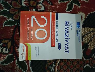 Testlər: Məhsul: “Riyaziyyat – II qrup, Qəbul İmtahanı 2024” test toplusu — 1