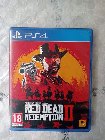 PS4 (Sony Playstation 4): Red Dead Redemption 2 PS4 heç bir cızığı yoxdur əla vəziyyətdədir