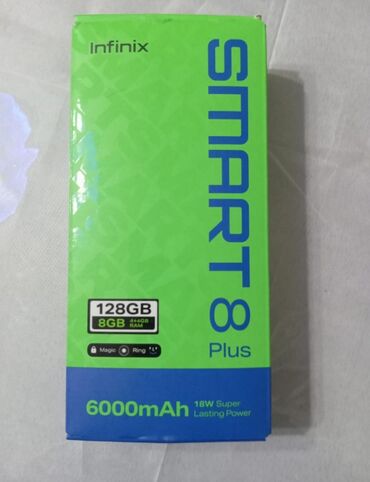 2 gb flash kart qiymeti: Infinix Smart 8 Plus, 128 GB, rəng - Qara