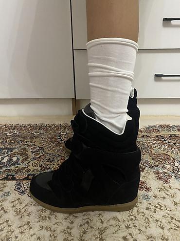 mara: Кроссовки, 38, Isabel Marant, Новый, цвет - Черный, Самовывоз — 8