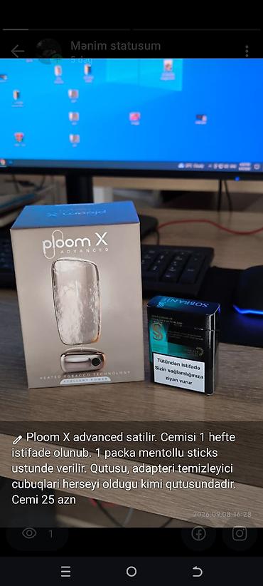 azərbaycan dili 30 sınaq pdf: Ploom X advanced satılır. Cəmi 1 həftə istifadə olunub. 1 packa (18 — 1