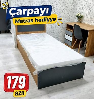 Çarpayılar: Çarpayı – matras hədiyyə - Tək nəfərlik çarpayı - Dəstə daxildir — 1