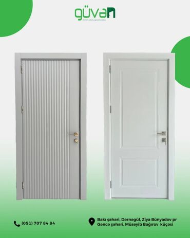 otaq qapısı: Bu daxili qapılar müasir dizayna malikdir və müxtəlif interyerlərə