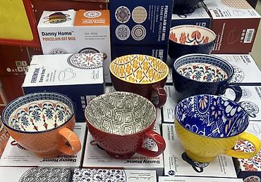 karaca home: Danny Home “Porcelain Art Mug” – dekorativ naxışlı iri fincanlar - — 3