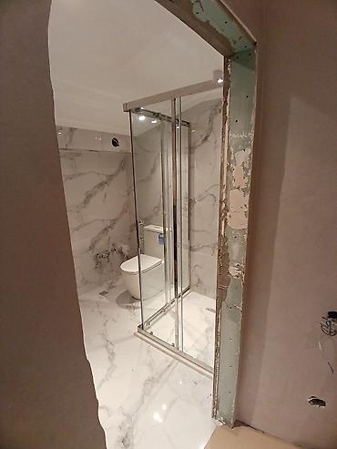Duş kabinaları, arakəsmələr: Yeni Arakəsmə, Künc üçün, Pulsuz çatdırılma — 5