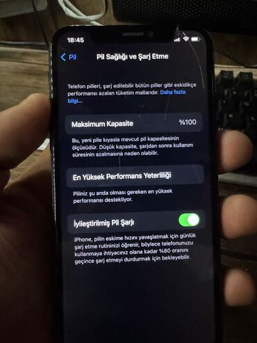 Apple iPhone: IPhone X, 64 GB, Qara, Face ID