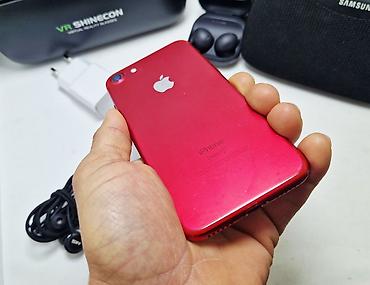 Apple iPhone: IPhone 7, Б/у, 128 ГБ, Красный, Зарядное устройство, 100 % — 6