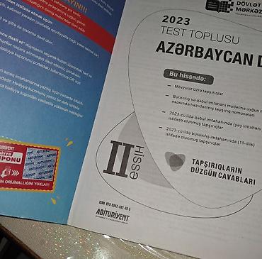 test toplu: Azərbaycan dili Testlər 11-ci sinif, 2-ci hissə, 2023 il — 2