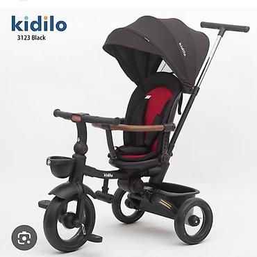 Velosipedlər: Kidilo 3123 uşaq üçtəkərli velosipedi – valideyn idarəetməsi və körpə — 1