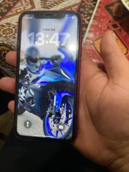 texno spark 10: IPhone 11, 128 GB, Qırmızı, Zəmanət, Barmaq izi, Face ID