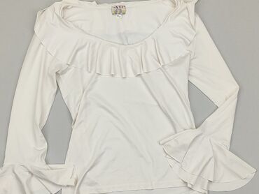 bluzka z koronka biała: Bluzka, 14 lat, 158-164 cm, stan - Dobry