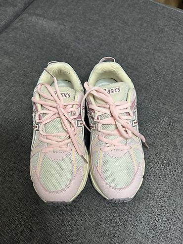 золото калсо: Кроссовки, 37, Asics, Новый, цвет - Розовый — 2