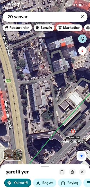 qobuda ev satisi: 20 Yanvar metrosuna 5 deq mesafede kiraye menzil — 1