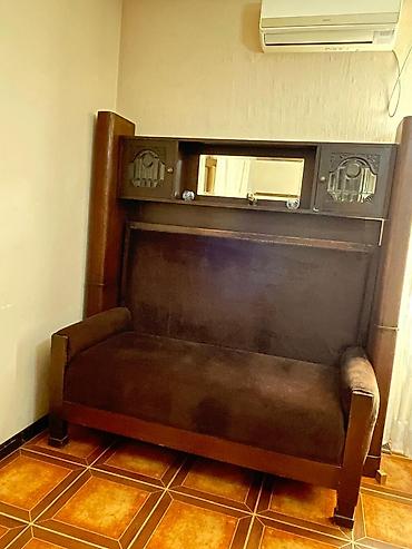 carpayı divan: Klassik üslublu taxta çarpayı-divan kombinasiyası - Material: massiv — 1
