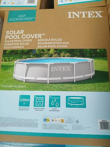 kucu menu: INTEX Solar Pool Cover – solarna pokrivka za bazene prečnika 3,66 m — 1