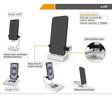 Другие аксессуары для мобильных телефонов: Антикражный зарядный Контроллер INSHOW A3083 для защиты 8 устройств — 8