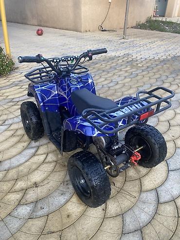 uşaq ucun atv: Uşaq üçün elektrik ATV (kvadrosikl) - Rəng: mavi, “hörümçək toru” — 2