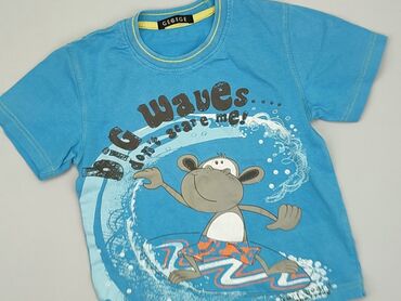 top ze ściągaczami po bokach: T-shirt, George, 5-6 years, 110-116 cm, condition - Good