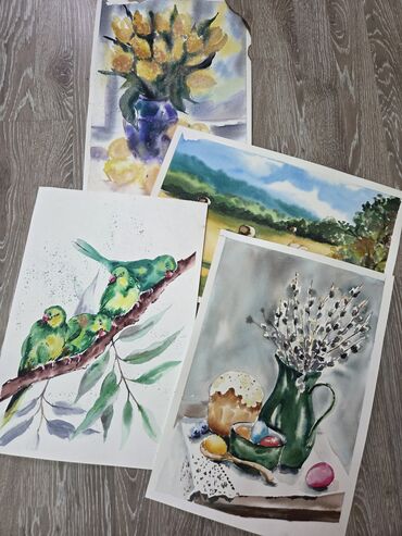 современные художники и их картины: Отдам даром акварельные рисунки