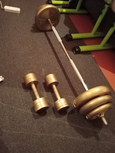 Ştanqlar və ştanq diskləri: Ştanq diski, Çəki: 40 kq, Yeni — 7