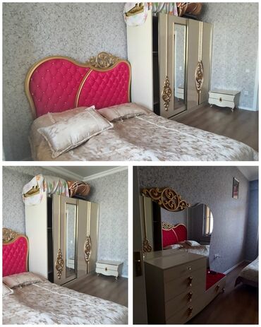прованс мебель: Yataq dəsti satılır 350₼. Yaxşı vəziyyətdədir.Ünvan Saray Emteka. 9676