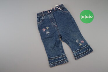 Дитячий світ: Дитячі джинси з вишивкою на зріст 74 см