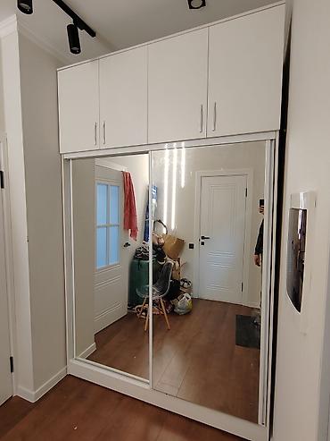 Шкафы-купе: Шкаф купе, Новый, С зеркалом, ЛДСП — 1