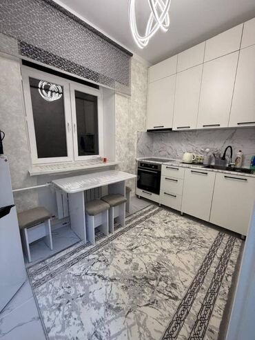 квартира бишкек снять дешевле: 2 комнаты, 46 м², Сталинка, 3 этаж, Евроремонт
