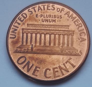 Američki novčić od 1 centa (Lincoln cent),unc, godina 2003. - Avers na lalafo.rs — 2 Američki novčić od 1 centa (Lincoln cent),unc, godina 2003. - Avers — 2