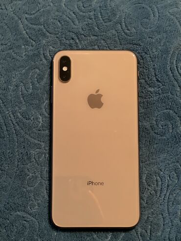 чехол iphone 8: IPhone Xs Max, 64 ГБ, Золотой, Отпечаток пальца, Face ID