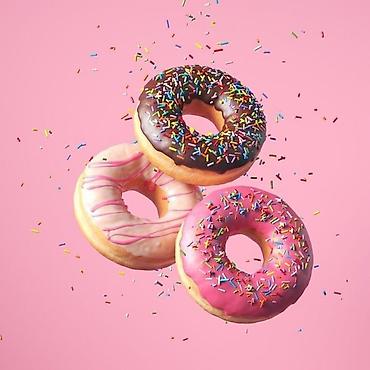 Кондитерские изделия, сладости: Məhsul: Donutlar – müxtəlif qlazur və bəzək çeşidləri Təsvir: - — 1