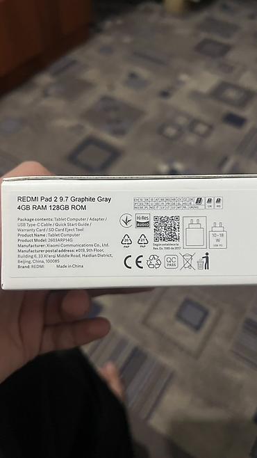 redmi note 10a: Планшет, Redmi, память 128 ГБ, 9" - 10", Wi-Fi, Новый, Классический цвет - Серый — 3