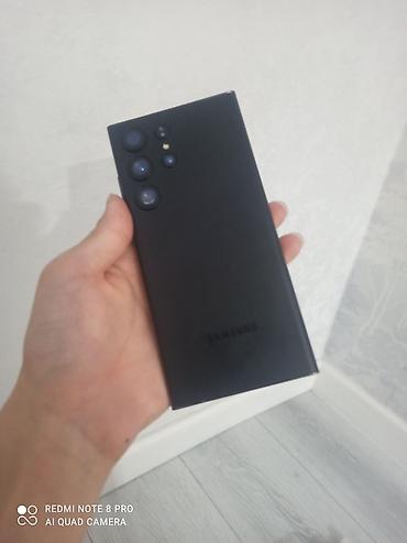 Samsung: Samsung Galaxy S22 Ultra, Б/у, 1 ТБ, цвет - Черный, eSIM — 1