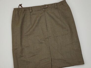 khaki spódnice: Skirt, XL (EU 42), condition - Good