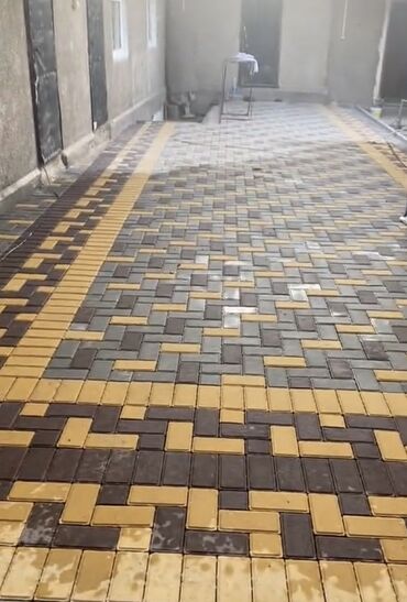 Тротуарная плитка: Прессованная брусчатка • Пресс брусчатка цветной и серый все виды at lalafo.kg — 5 Тротуарная плитка: Прессованная брусчатка • Пресс брусчатка цветной и серый все виды — 5