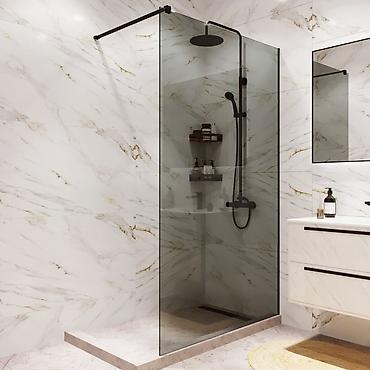 Душевые перегородки и ограждения: 🚿 Душевые перегородки из стекла Бишкек | Стеклянные душевые кабины | — 15