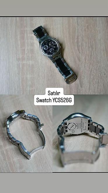 swatch: İşlənmiş, Qol saatı, Swatch, rəng - Gümüşü — 1