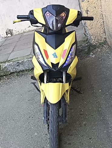 elektrik skuterlər: Moped/scooter – sarı-qara rəngli şəhər modeli Texniki xüsusiyyətlər — 7