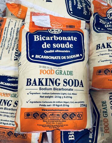 birja ev alqi satqisi: Salam. Çay sodası (Baking soda, sodium bicarbonate) topdan satırıq