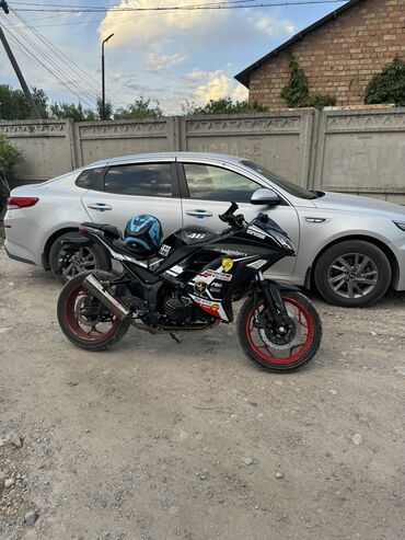 самодельный мотоцикл: Спортбайк Kawasaki, 250 куб. см, Бензин, Взрослый, Б/у