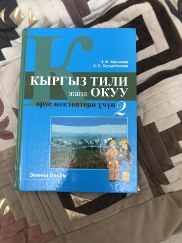 книга по кыргызскому языку 10 класс: Кыргызский язык, 2 класс, Б/у