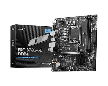 msata: MSI Pro B760M-E DDR4 ana plata MSI PRO B760M-E DDR4 Intel LGA 1700 — 1