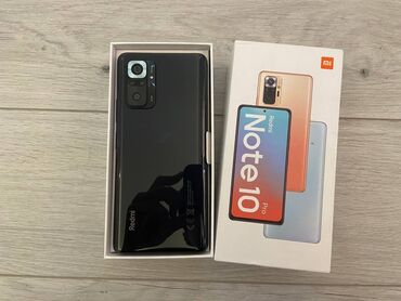 телефонные платы: Xiaomi, Redmi Note 10 Pro, Б/у, 256 ГБ, цвет - Черный, 2 SIM